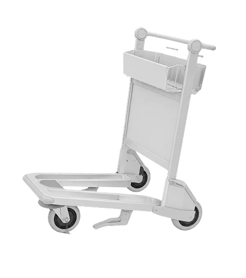 Airport luggage trolley