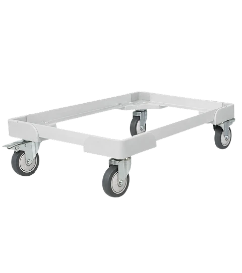 Flatbed cart with casters